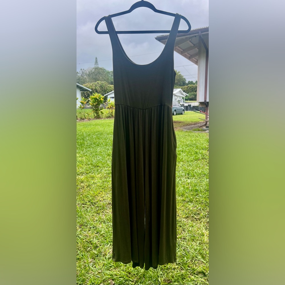 Olive & Co Green Jumpsuit, Size Small,  BNWOT